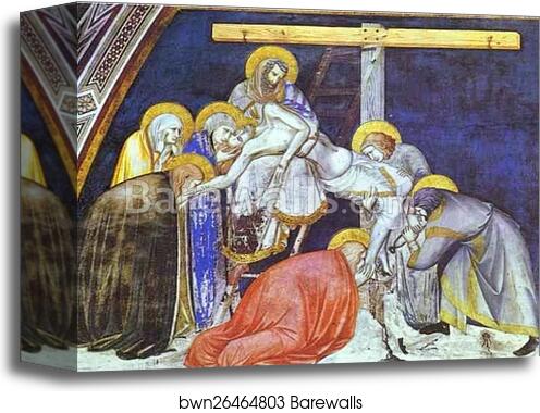 The Deposition by Pietro Lorenzetti, Canvas Print