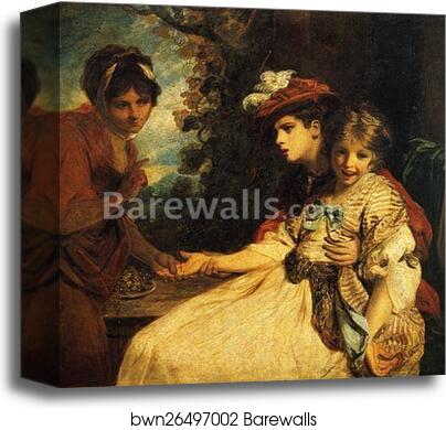 A Fortune-Teller by Sir Joshua Reynolds, Canvas Print