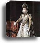 Portrait of the Infanta Isabella Clara Eugenia by Sofonisba Anguissola, Canvas Print
