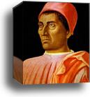 Portrait of Carlo de'Medici by Andrea Mantegna, Canvas Print