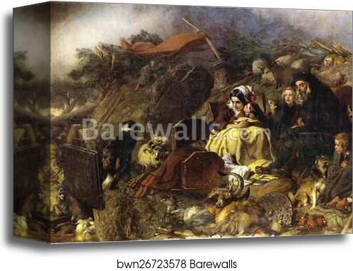 Flood in the Highlands by Sir Edwin Landseer, Canvas Print Flood in the Highlands by Sir Edwin Landseer, Canvas Print