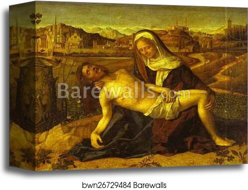 Pietà by Giovanni Bellini, Canvas Print