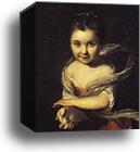 Ladies Amabel and Mary Jemima Yorke. Detail by Sir Joshua Reynolds, Canvas Print