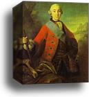Portrait of Great Duke Peter Fedorovich, Later Emperor Peter III by Fedor Rokotov, Canvas Print