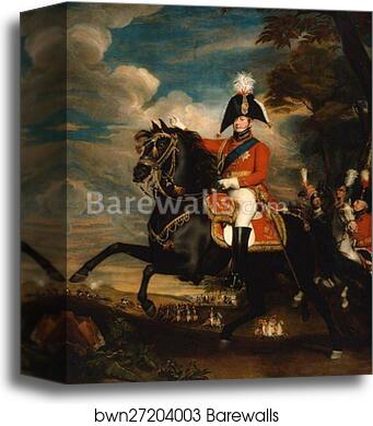 George IV by John Singleton Copley, Canvas Print