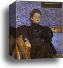 Portrait of Countess Varvara Musina-Pushkina by Valentin Serov, Canvas Print
