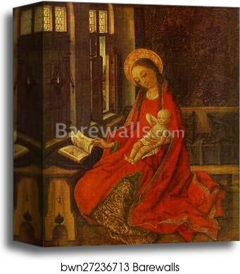 The Virgin with Infant by Martin Schongauer, Canvas Print