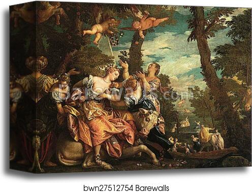 The Rape of Europa by Paolo Veronese, Canvas Print