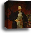 Portrait of M. A. Obolensky by Karl Brulloff, Canvas Print