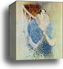 Elsa La Viennoise by Henri De Toulouse-Lautrec, Canvas Print