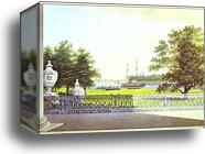 View from the Terrace of the Elagin Palace by Maxim Vorobiev, Canvas Print