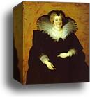 Portrait of Marie de' Medici by Peter Paul Rubens, Canvas Print