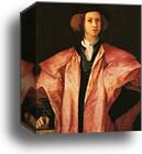 Portrait of a Young Man (Alessandro de' Medici?) by Jacopo Carrucci, Known As Pontormo, Canvas Print