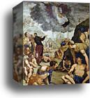 Saint Augustine Healing the Lame by Jacopo Robusti, Called Tintoretto, Canvas Print