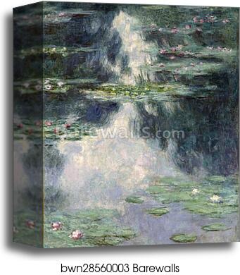 Pond with Water Lilies by Claude Monet, Canvas Print