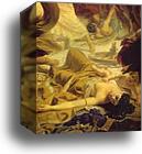 The Last Day of Pompeii. Detail by Karl Brulloff, Canvas Print