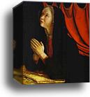 The Annunciation (Panel of St. Vincent Ferrar Polyptych) by Giovanni Bellini, Canvas Print