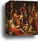 Sacra Conversazione (Pala Pucci) by Jacopo Carrucci, Known As Pontormo, Canvas Print