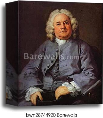George Arnold by William Hogarth, Canvas Print