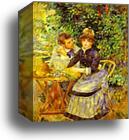 In the Garden. (Dans le jardin) by Pierre-Auguste Renoir, Canvas Print