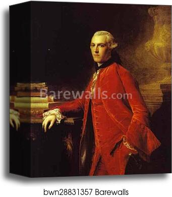 Portrait of William Colyear, Viscount Milsington by Allan Ramsay, Canvas Print