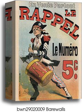 Le Rappel by Jules Chéret, Canvas Print