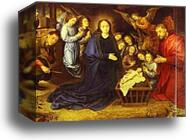The Adoration of the Shepherds by Hugo Van Der Goes, Canvas Print