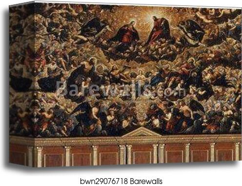 Paradise by Jacopo Robusti, Called Tintoretto, Canvas Print