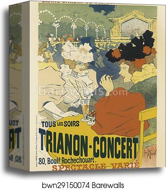 Trianon-Concert by Georges Meunier, Canvas Print