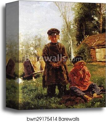Peasant Boys by Vladimir Makovsky, Canvas Print