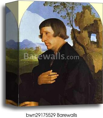 Portrait of a Man by Jan Van Scorel, Canvas Print