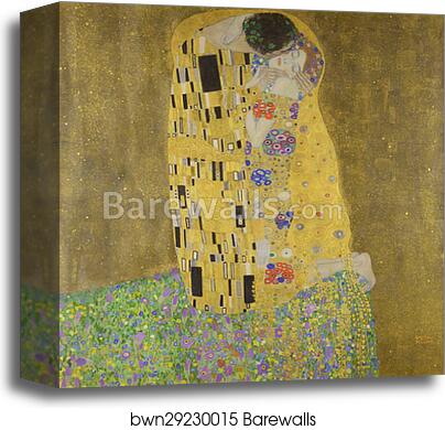 The Kiss (Lovers) by Gustav Klimt, Canvas Print