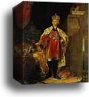 Portrait of Paul I, Emperor of Russia by Vladimir Borovikovsky, Canvas Print
