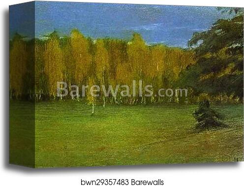Autumn Landscape by Isaac Levitan, Canvas Print
