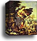 Allegory of Music (The Muse Erato) by Filippino Lippi, Canvas Print