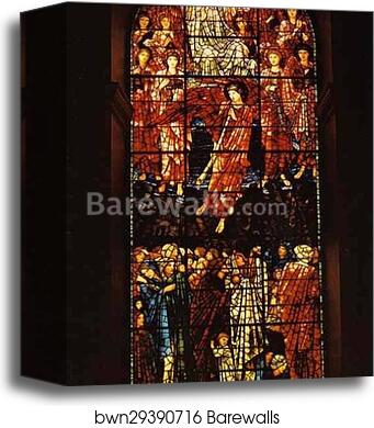 Last Judgement by Sir Edward Coley Burne-Jones, Canvas Print