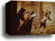 The Prodigal Son Driven Out by Bartolomé Esteban Murillo, Canvas Print