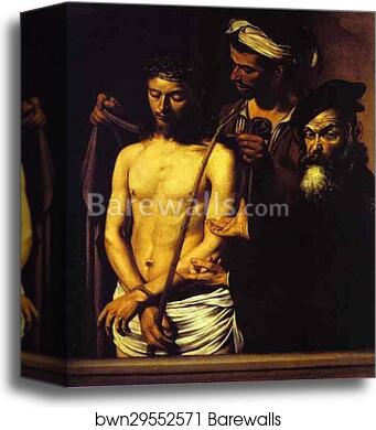 Ecce Homo by Caravaggio, Canvas Print