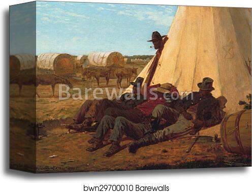 The Bright Side by Winslow Homer, Canvas Print