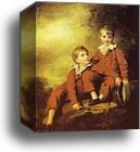 Portrait of the Binning Children by Sir Henry Raeburn, Canvas Print