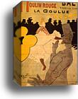 Moulin Rouge-La Goulue by Henri De Toulouse-Lautrec, Canvas Print