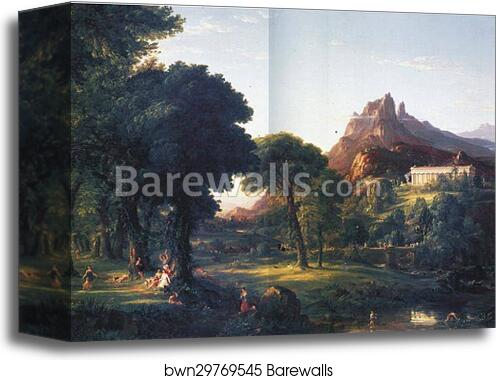 Dream of Arcadia by Thomas Cole, Canvas Print