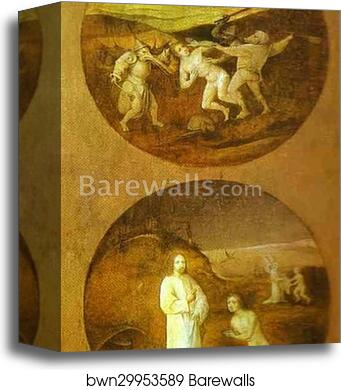 Mankind Beset by Devils by Hieronymus Bosch, Canvas Print