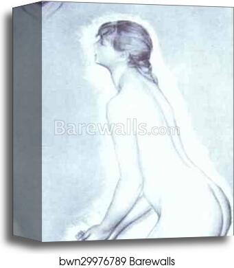 Study for "The Bathers" by Pierre-Auguste Renoir, Canvas Print