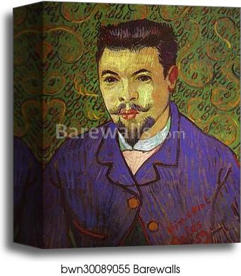 Portrait of Doctor Rey by Vincent Van Gogh, Canvas Print