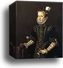 Portrait of Queen Anne of Austria by Sofonisba Anguissola, Canvas Print