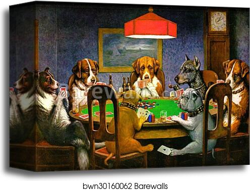 A Friend in Need by Cassius Marcellus Coolidge, Canvas Print