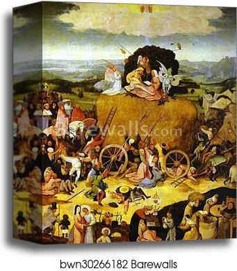 Haywain by Hieronymus Bosch, Canvas Print