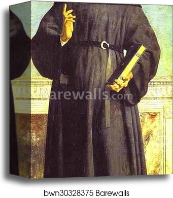 St. Nicholas of Tolentino by Piero Della Francesca, Canvas Print