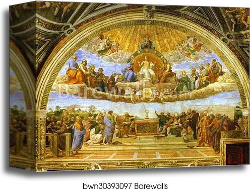 Disputa by Raphael, Canvas Print